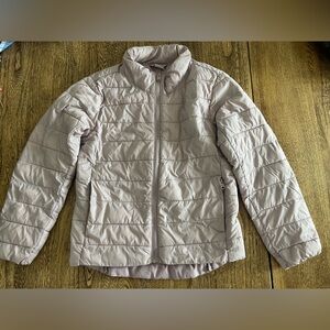 Old Navy active packable kids jacket girls XS 5 5T plum light purple winter coat